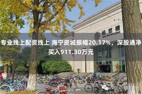 专业线上配资线上 海宁皮城振幅20.17%，深股通净买入911.30万元