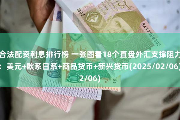 合法配资利息排行榜 一张图看18个直盘外汇支撑阻力：美元+欧系日系+商品货币+新兴货币(2025/02/06)