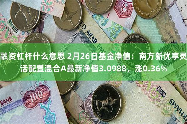 融资杠杆什么意思 2月26日基金净值：南方新优享灵活配置混合A最新净值3.0988，涨0.36%